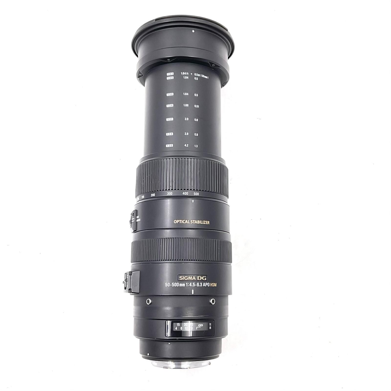 全額返金保証】【最速発送】SIGMA DG 50-500mm F4.5-6.3 APO HSM Canon 