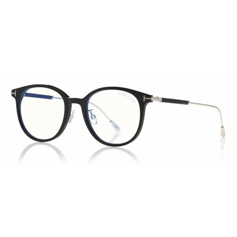 TOM FORD トムフォード FT5644DB Black/Silver　メガネフレーム　伊達メガネ FT5644DB アジアンフィット ブルーライトカットレンズ