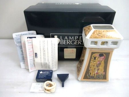 ランプベルジェ LAMPE BERGER アロマランプ 5726 グスタフ クリムト GISTAV KLIMT 中古■
