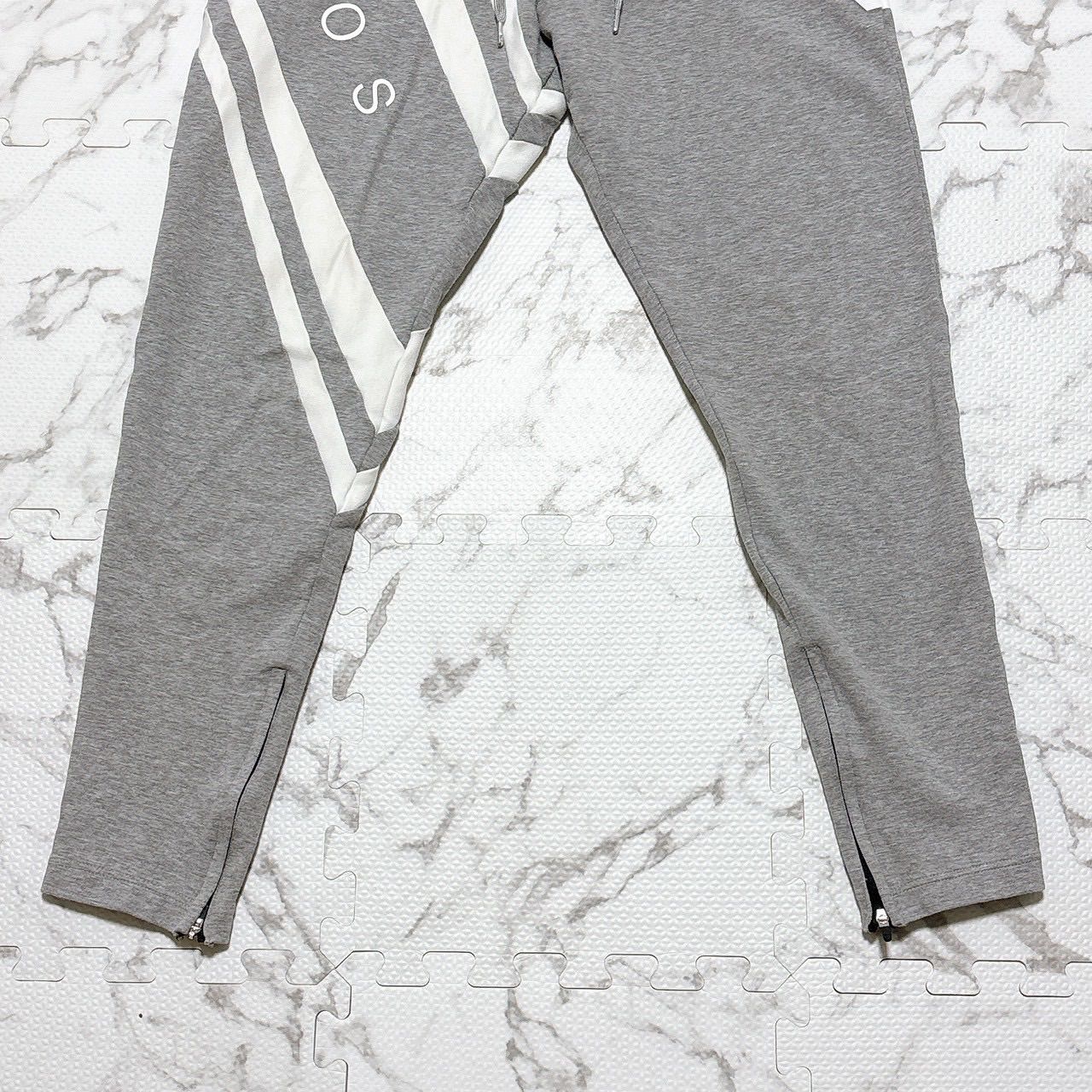 CRONOS KRONOS クロノス スウェットパンツ Lサイズ グレー 裾ジップ