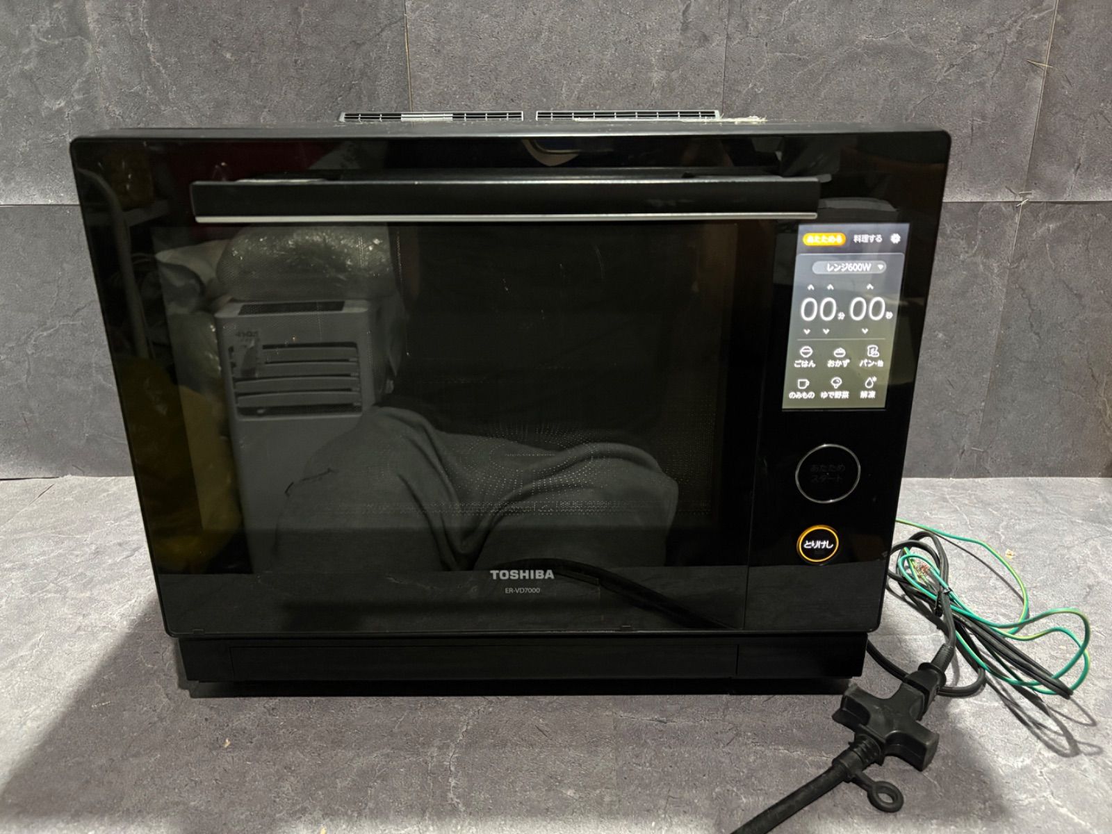 生活家電 【ジャンク】TOSHIBA 石窯ドーム ER-VD7000(K)