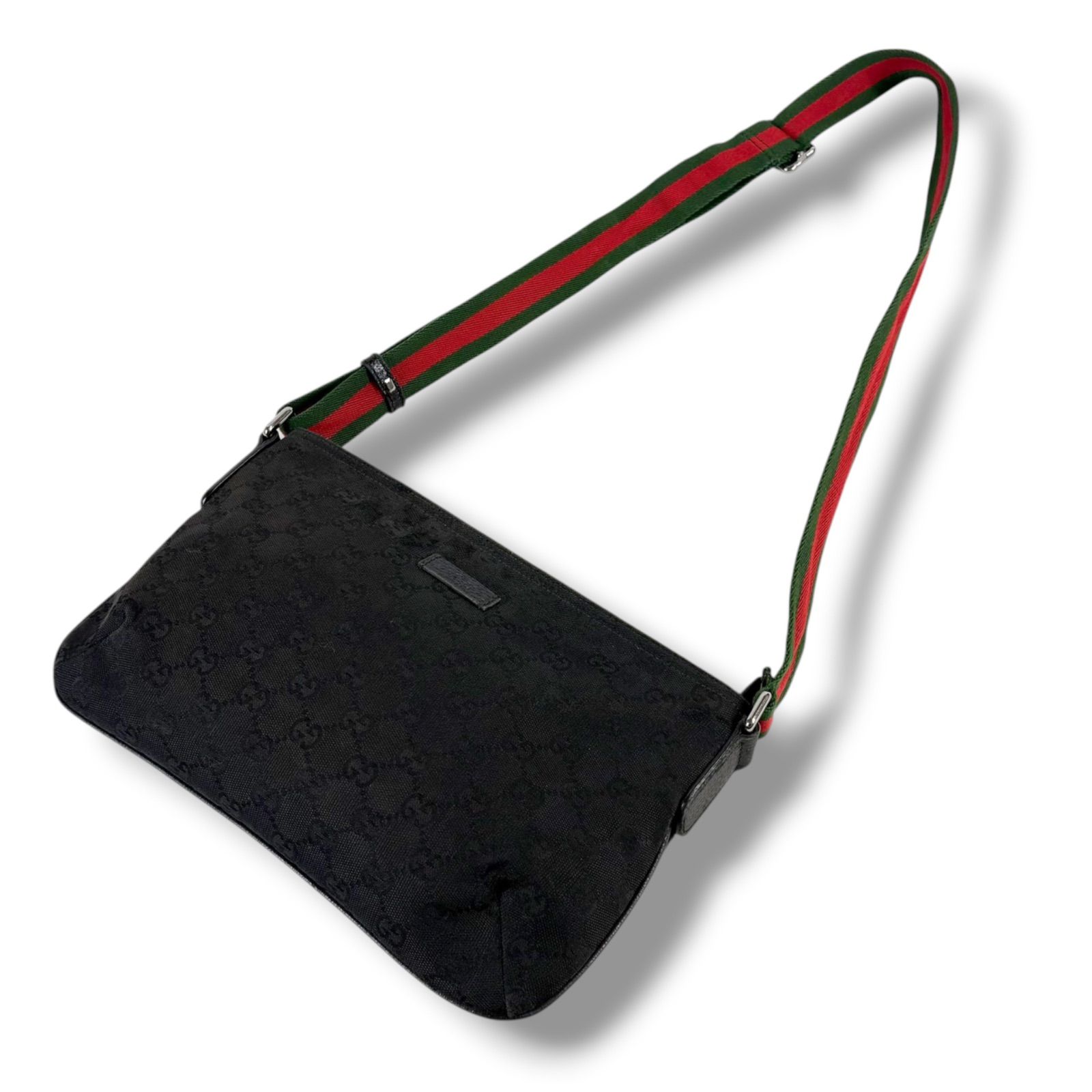 グッチ GUCCI シェリーライン GGキャンバス ショルダーバッグ クロス