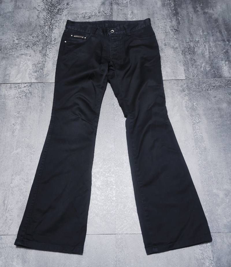 5351 Pour Les Hommes Python Leather Patch Bootcut Pants Men 2