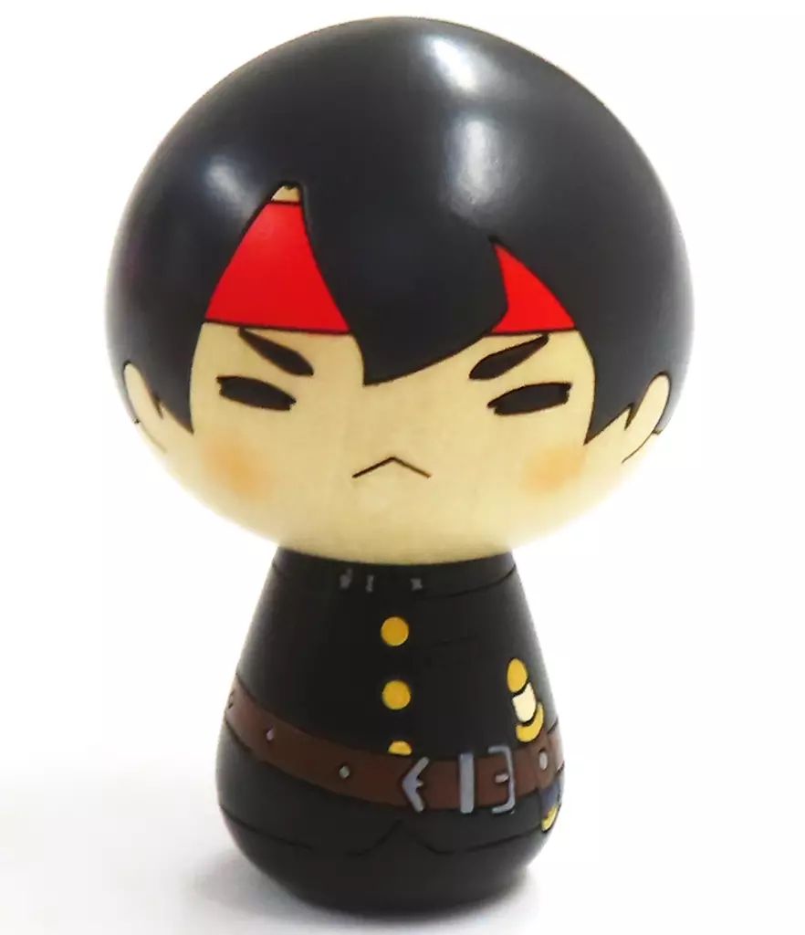 中古】フィギュア 亜双義一真 「大逆転裁判」 卯三郎の孫コラボこけし
