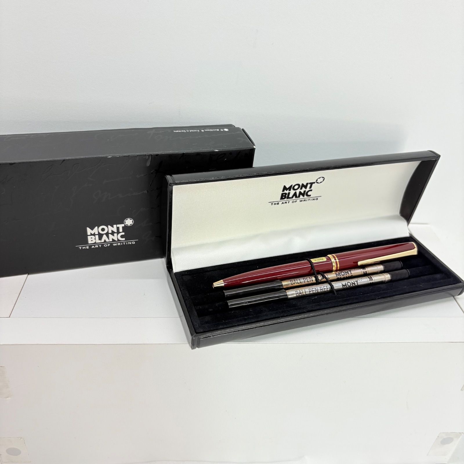 【極美品・ケース付】モンブラン ボールペン マイスターシュテュック ボルドー ?