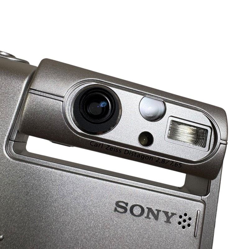 ジャンク】SONY ソニー DSC-F77 Cyber-shot シルバー 動作未確認 本体