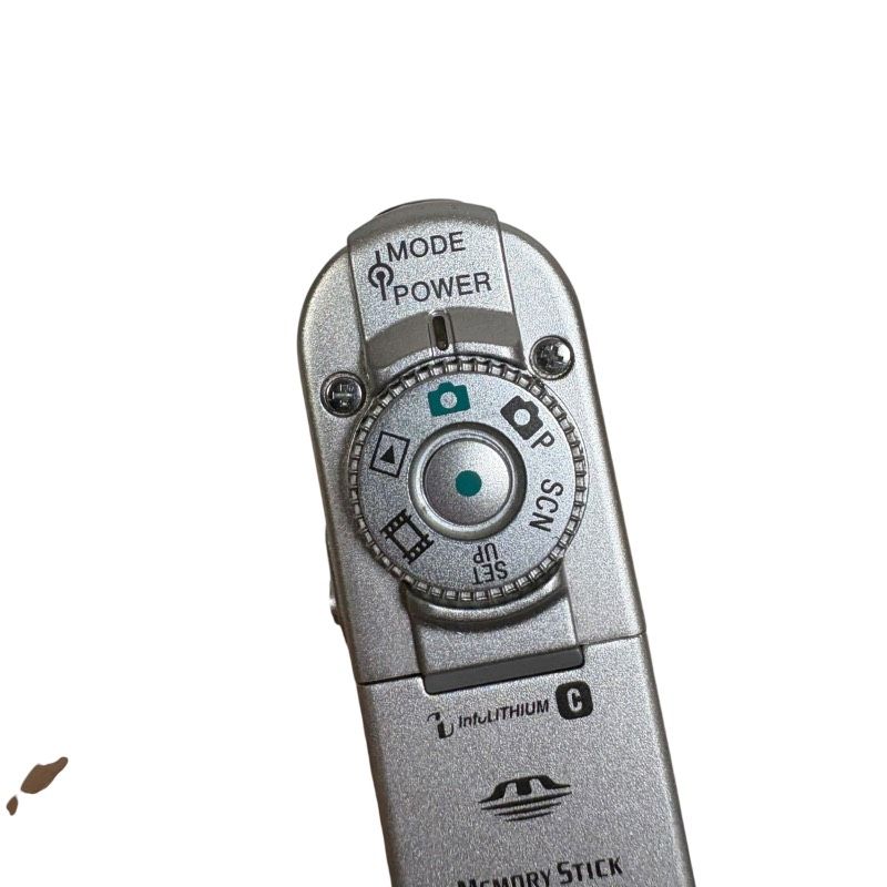 ジャンク】SONY ソニー DSC-F77 Cyber-shot シルバー 動作未確認 本体