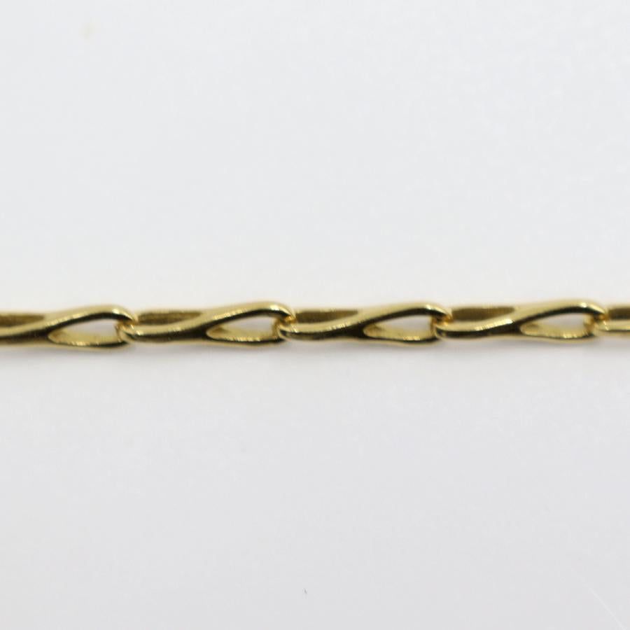 24-7 Jewelry ギリオン 健康アンクレット K18YG 長さ22.0cm 重量4.35g