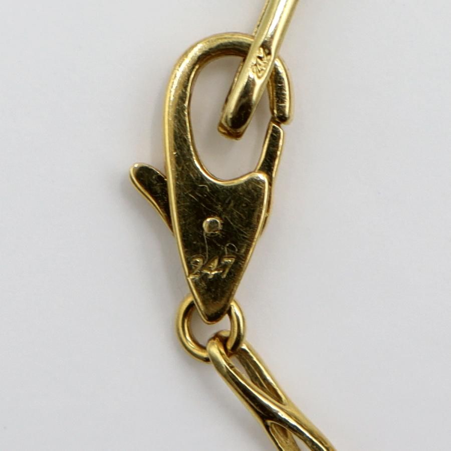 24-7 Jewelry ギリオン 健康アンクレット K18YG 長さ22.0cm 重量4.35g
