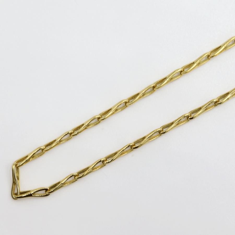 24-7 Jewelry ギリオン 健康アンクレット K18YG 長さ22.0cm 重量4.35g