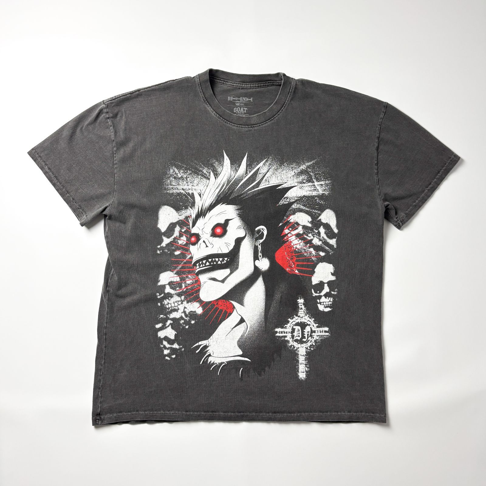 デスノート DEATH NOTE Tシャツ リューク XL 黒 ブラック グレー 