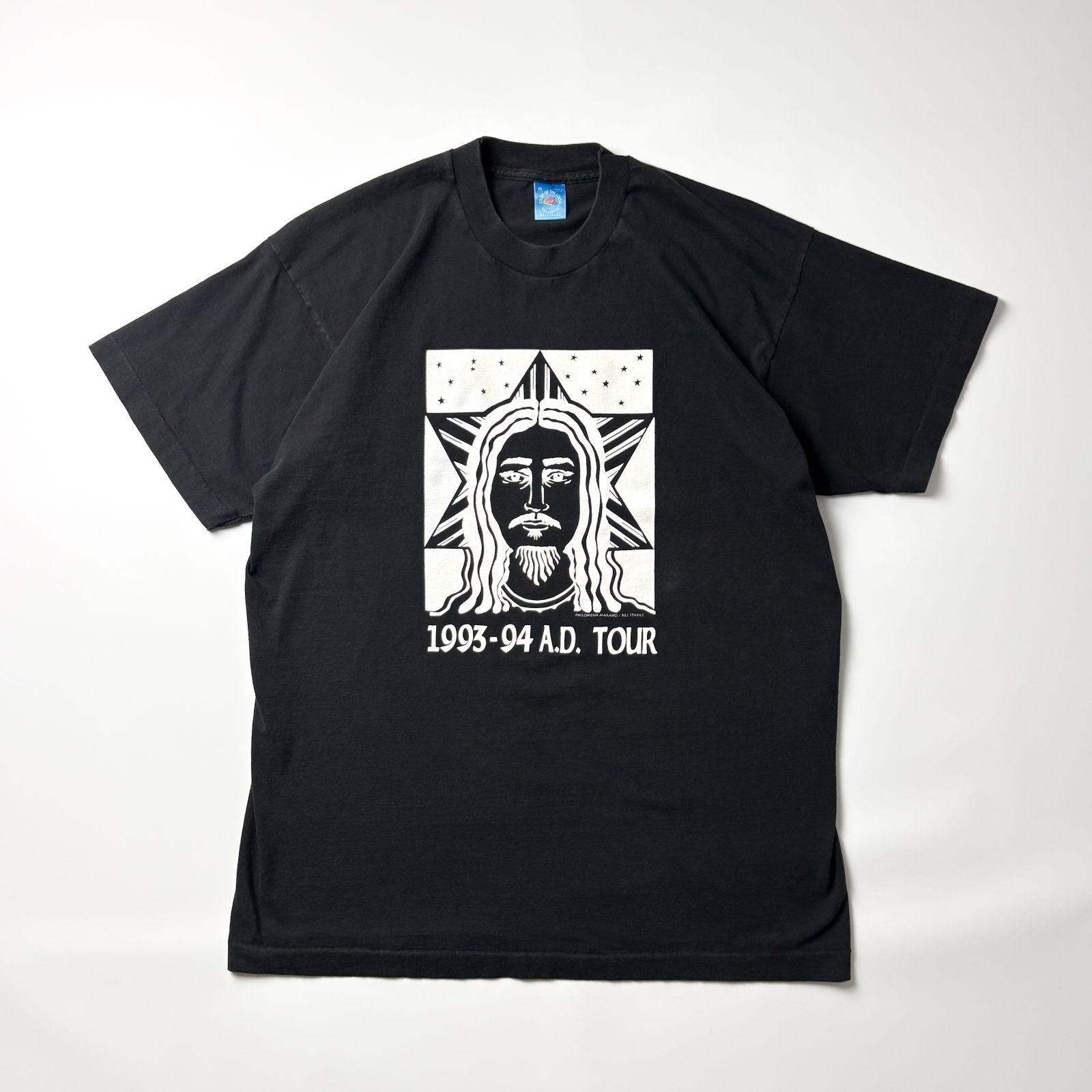 A.D.TOUR アートTシャツ バンドTシャツ XL ホワイト 白 90s 90年代 