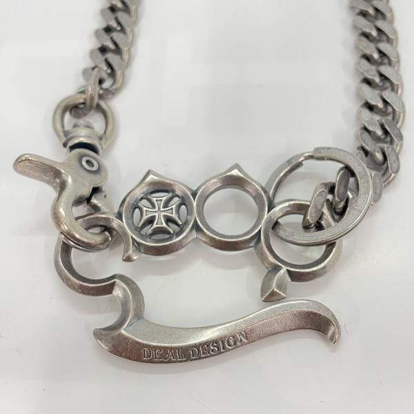 中古】DEAL DESIGN ウォレットチェーン メリケン型フックショッパー付