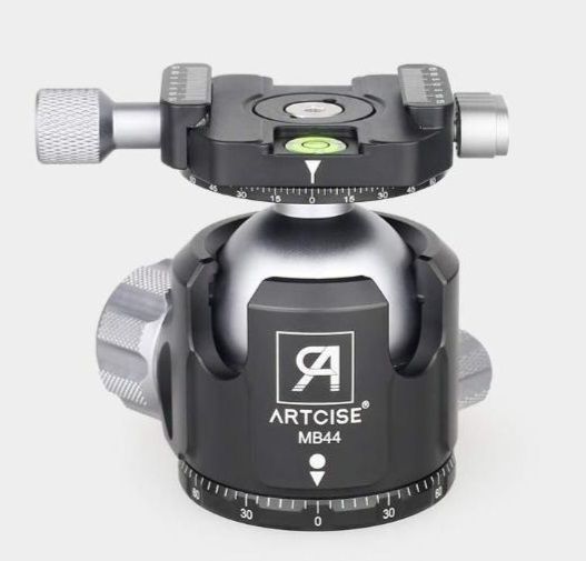 ARTCISE ボール自由雲台 MB44 720°回転可能 小型 軽量パノラマ雲台 耐荷重25KG 44mmパイプ径採用持ち運び便利 小型ボール雲台 高安定性小型三脚 写真/録画/観察/会議など多場景適用 6,975円