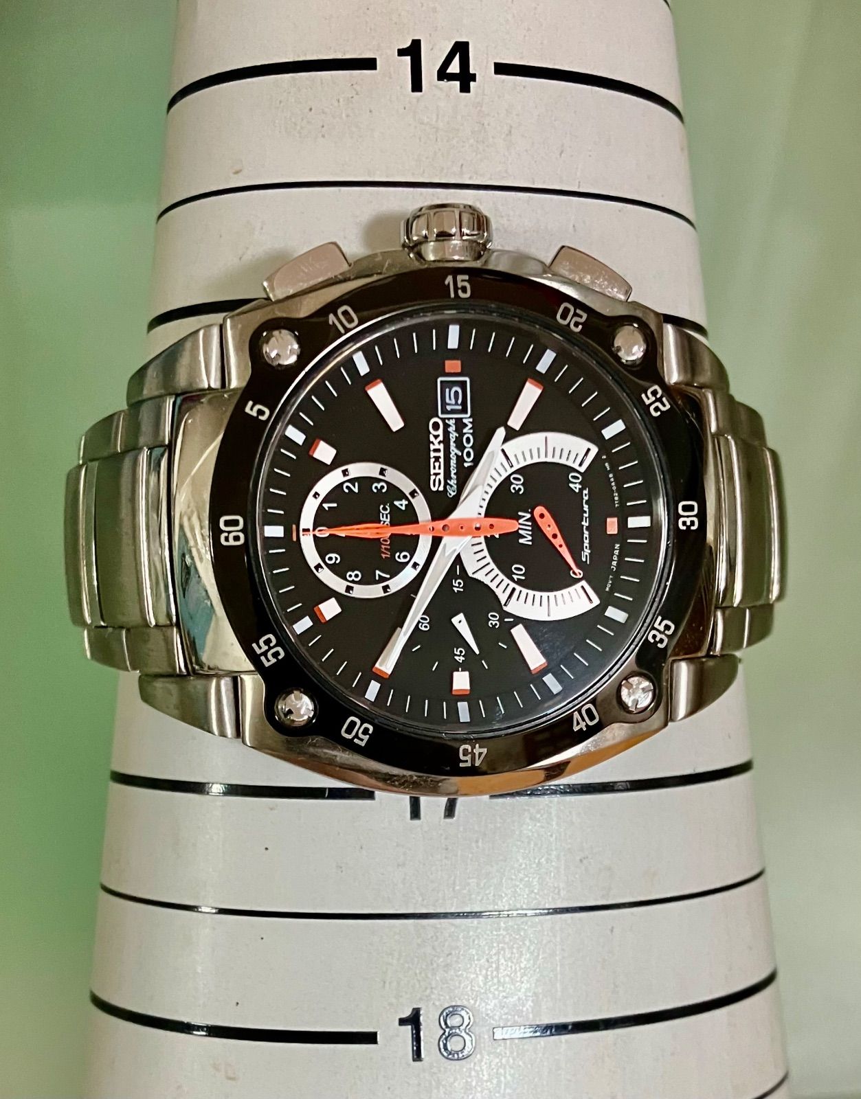 SEIKO セイコースポーチュラクロノグラフ7T82-0AA0クォーツメンズ 