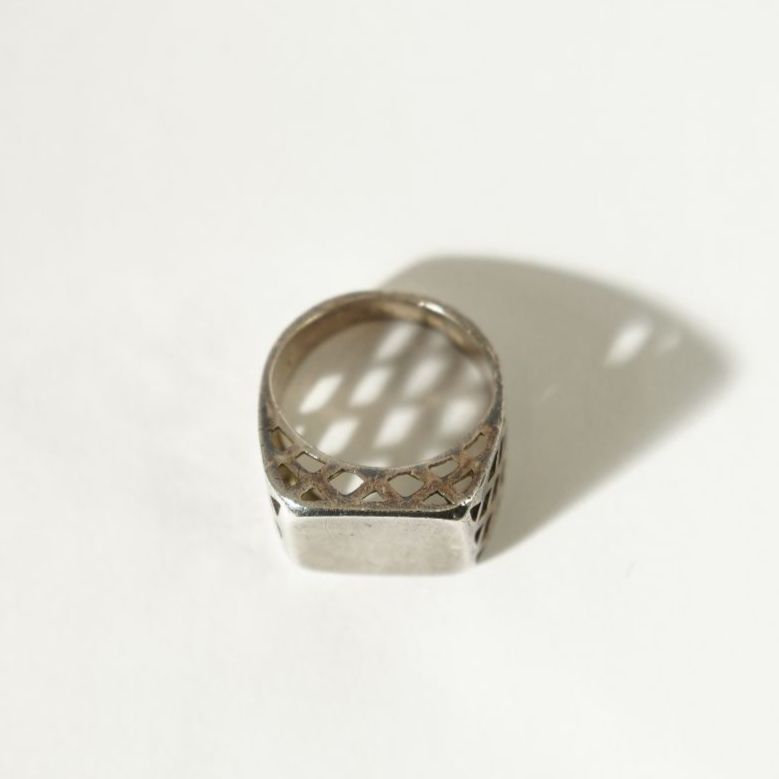 Maison Margiela メゾンマルジェラ メッシュ カットアウト リング 19号 MAISON MARGIELA メゾンマルジェラ リング19号