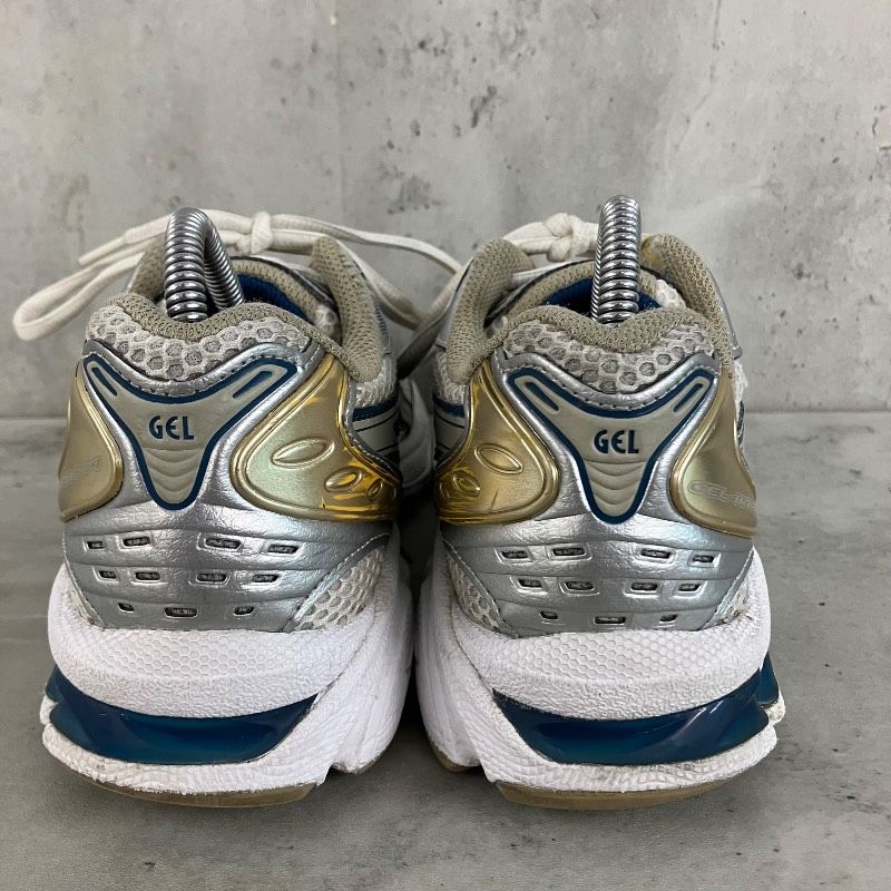 asics アシックス ゲルカヤノ14 スニーカー 24cm シルバー ゴールド