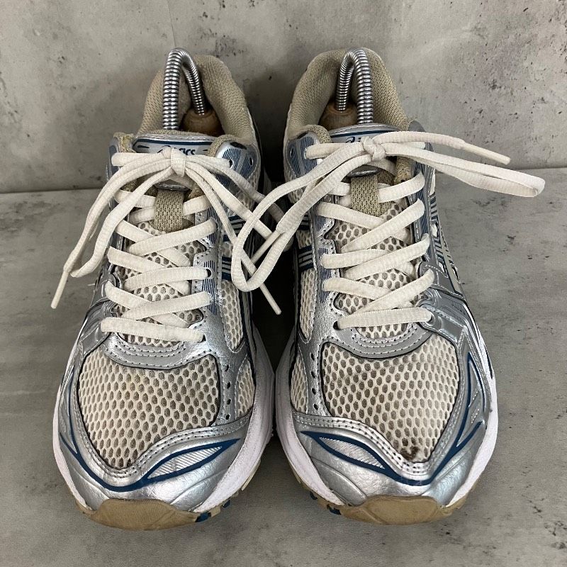 asics アシックス ゲルカヤノ14 スニーカー 24cm シルバー ゴールド