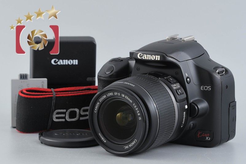 中古】Canon キヤノン EOS Kiss X2 レンズキット シャッター回数僅少