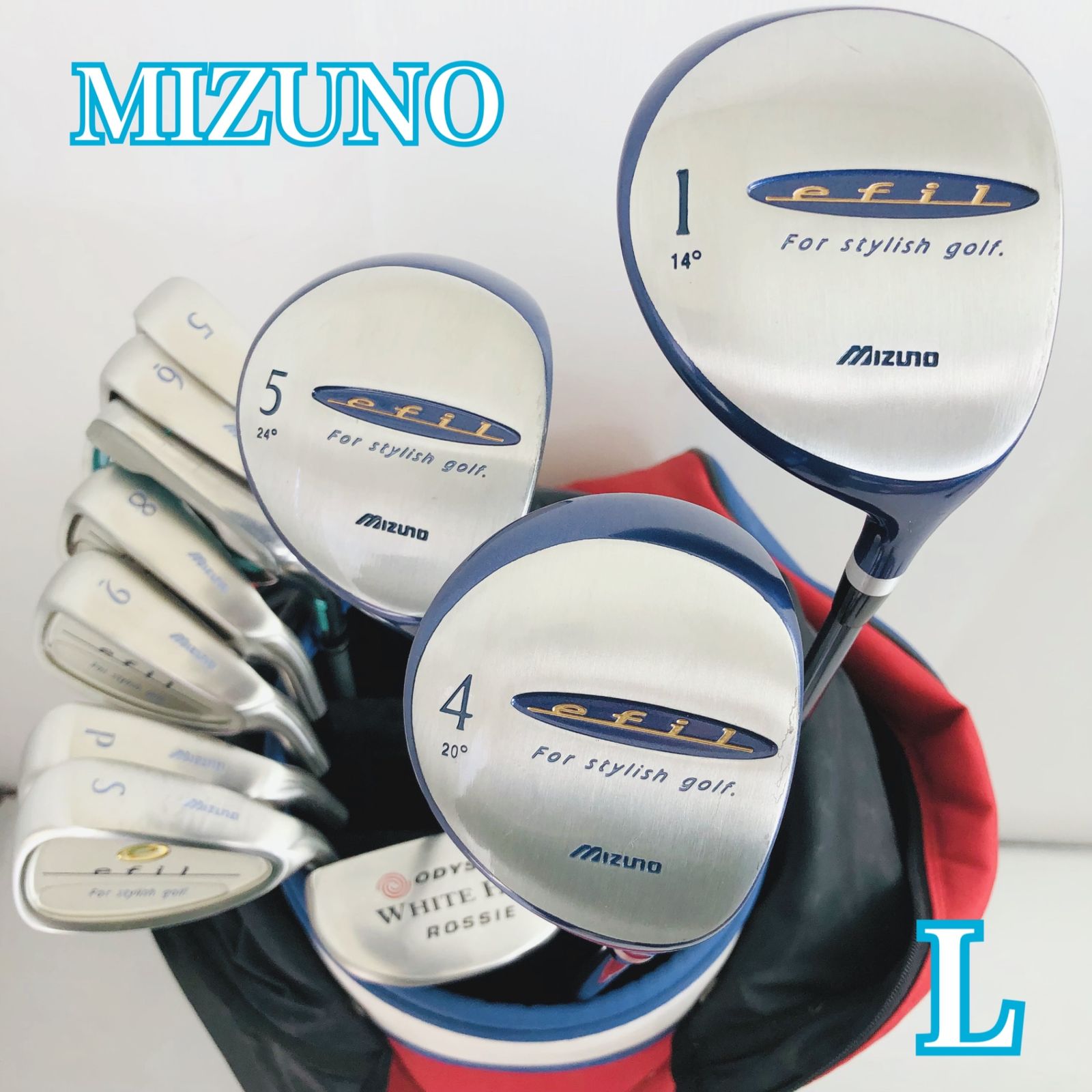 レディース MIZUNO ミズノ efil エフィル ゴルフクラブセット ゴルフ 