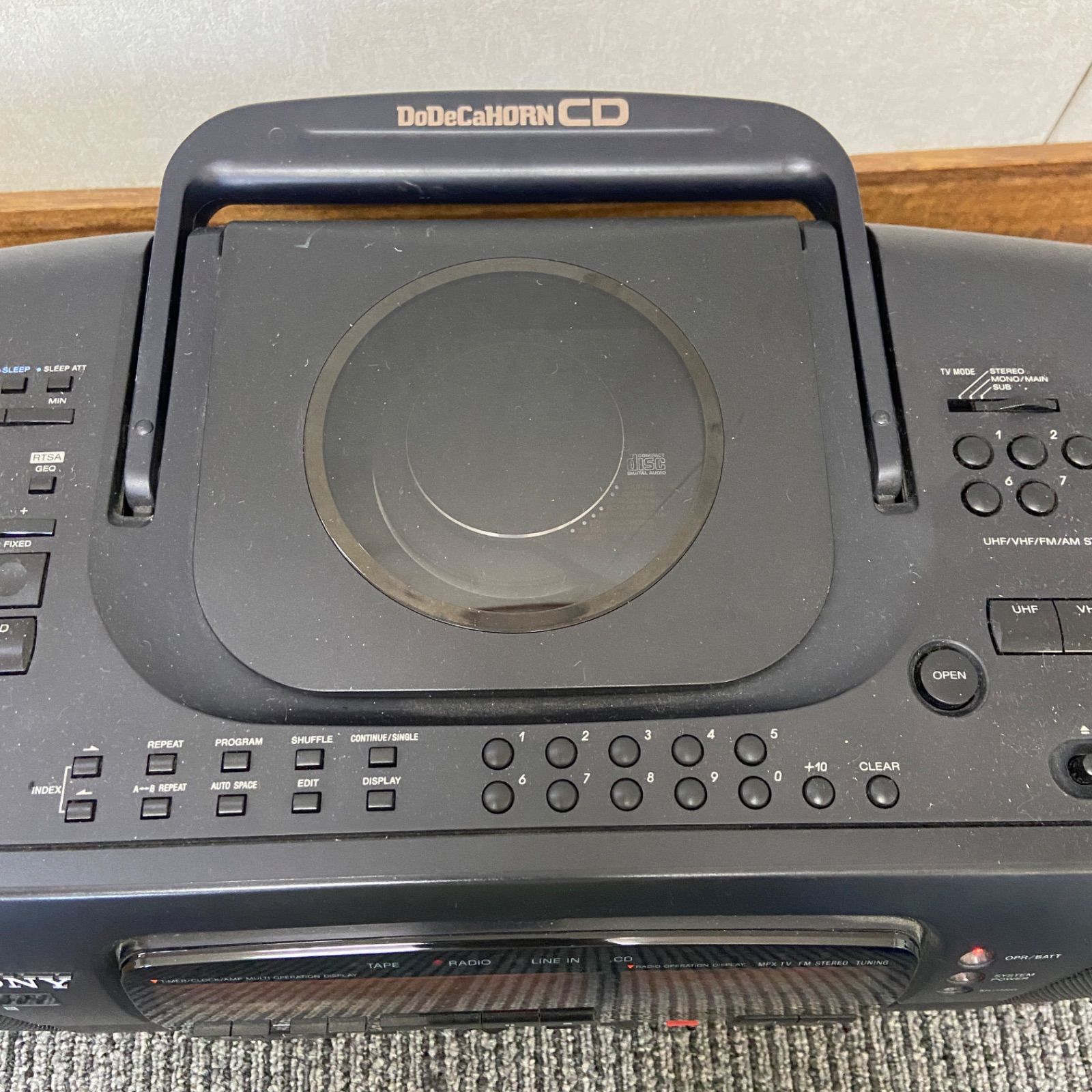 SONY CFD-900 ドデカホーン CD ラジカセ - メルカリ