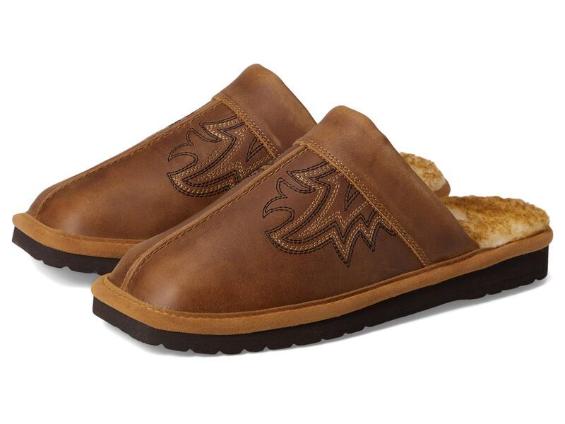 アリアト メンズ シューズ サンダル Ariat Silversmith Exotic Slipper Distressed Brow