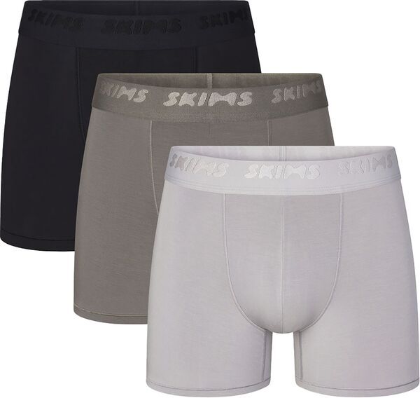 スキムズ メンズ アンダーウェア ボクサーパンツ skims menstretch 3 boxer briefs 3 pack gunl multi ガンメタル