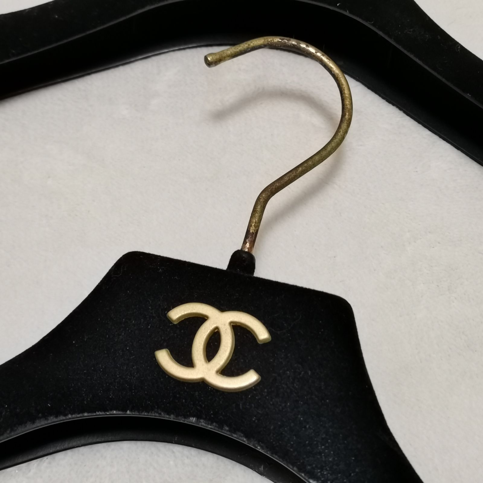 CHANEL ベロア ハンガー シャネル 中古品 4本セット 管理番号