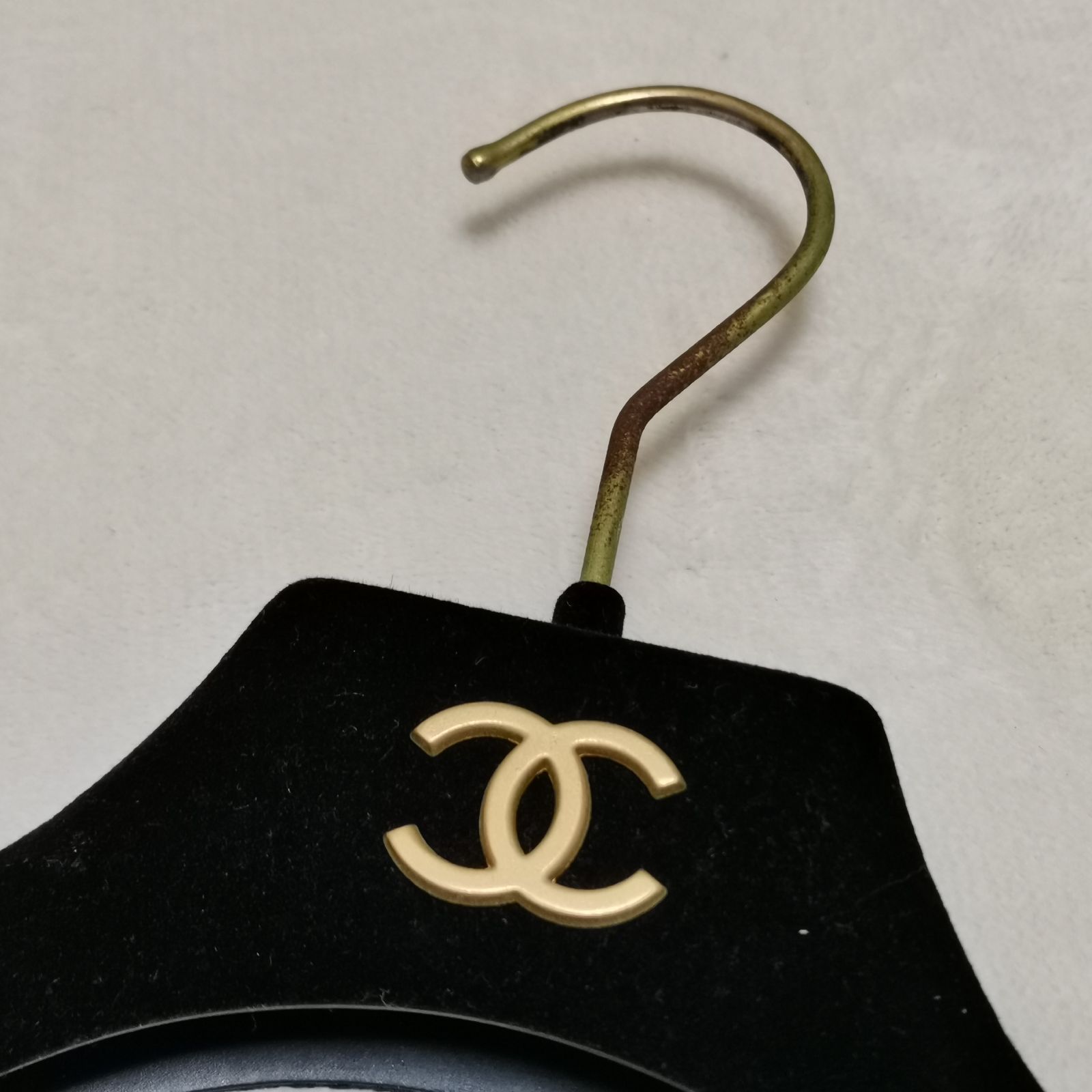 CHANEL ベロア ハンガー シャネル 中古品 4本セット 管理番号