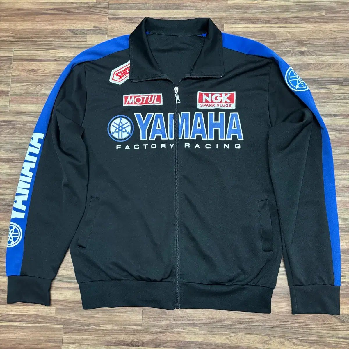 ヤマハ YAMAHA レーシング ブルー ブラック トラックジャージ 