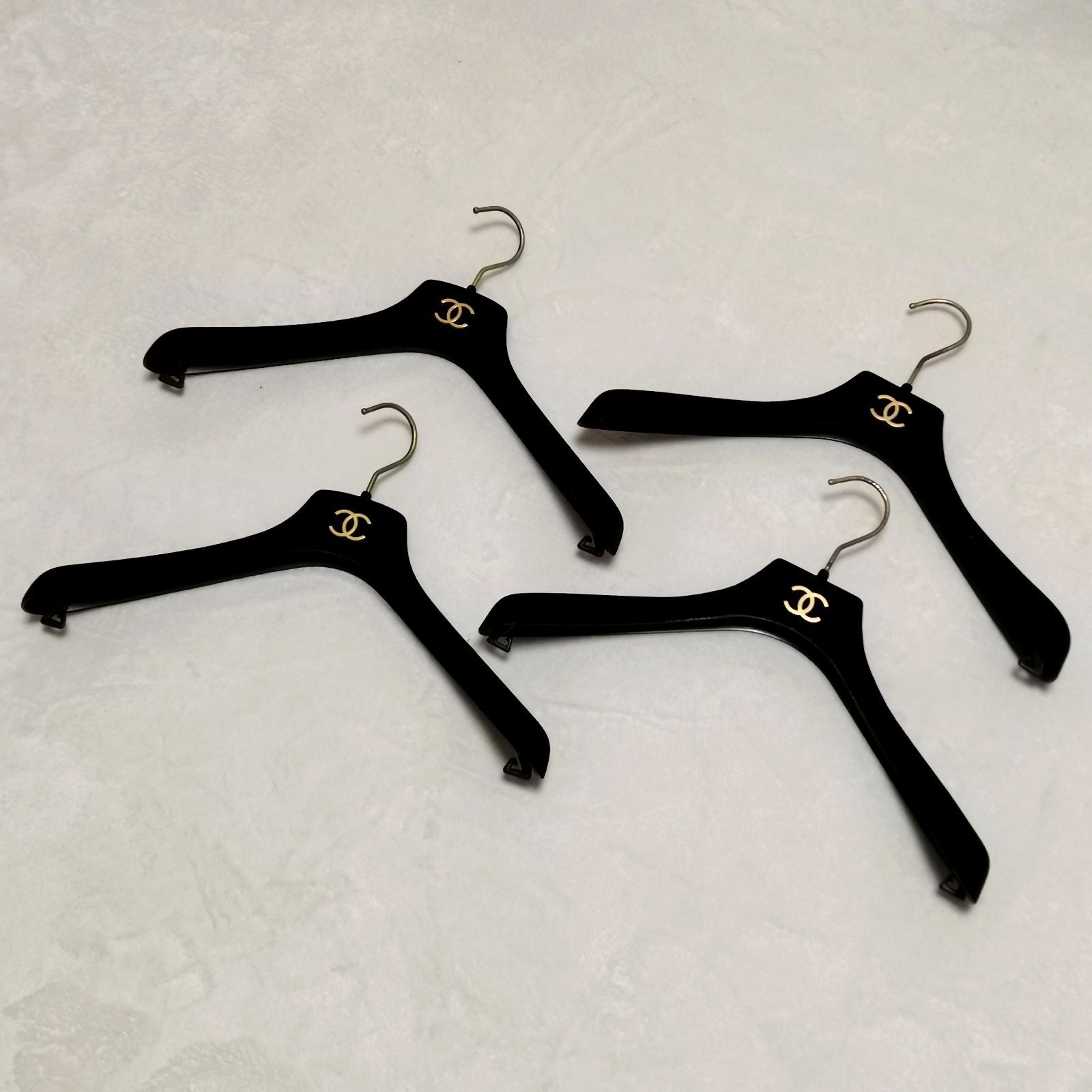 CHANEL ベロア ハンガー シャネル 中古品 4本セット 管理番号