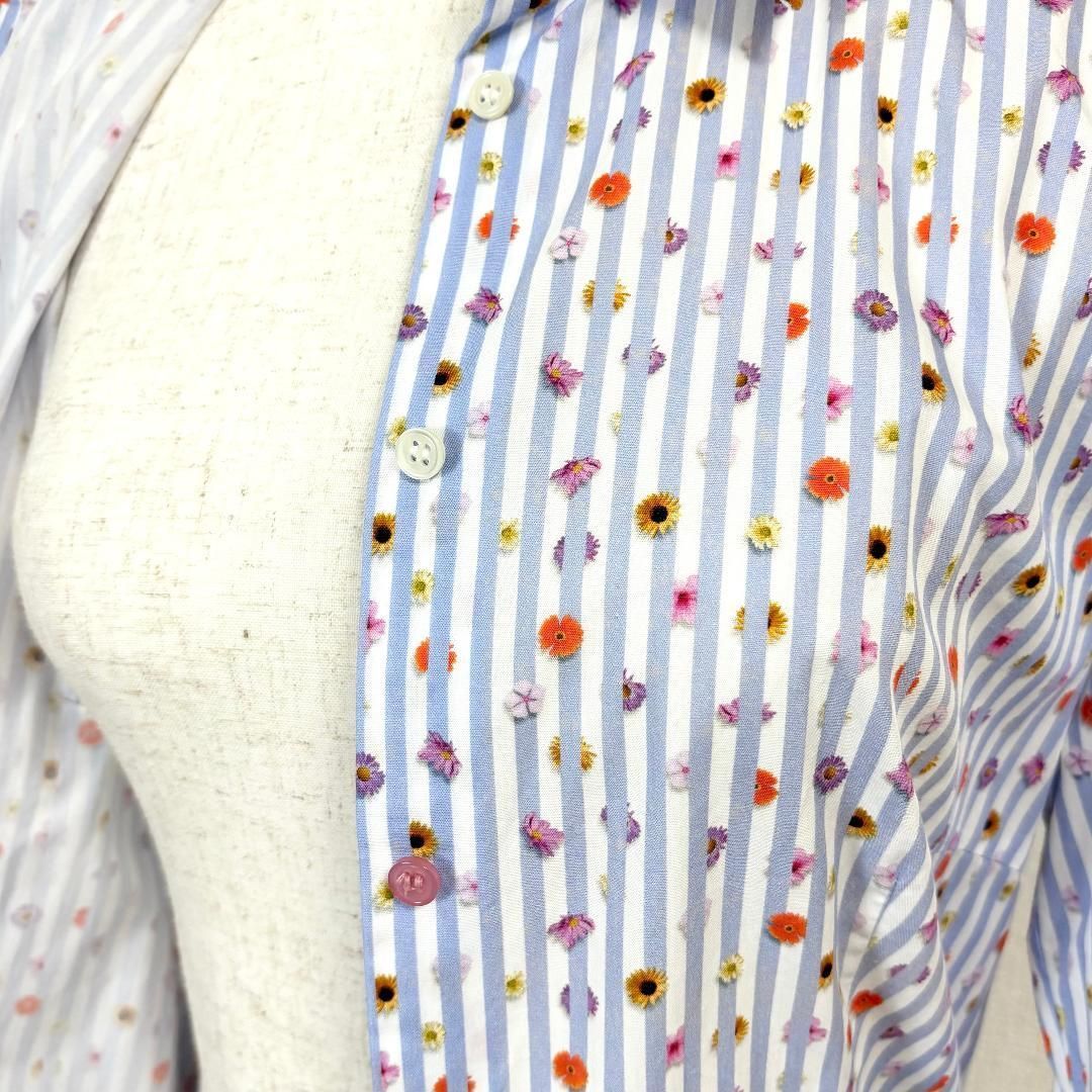 美品】 Paul Smith Black 長袖ブラウス 40 実写花柄 - メルカリ