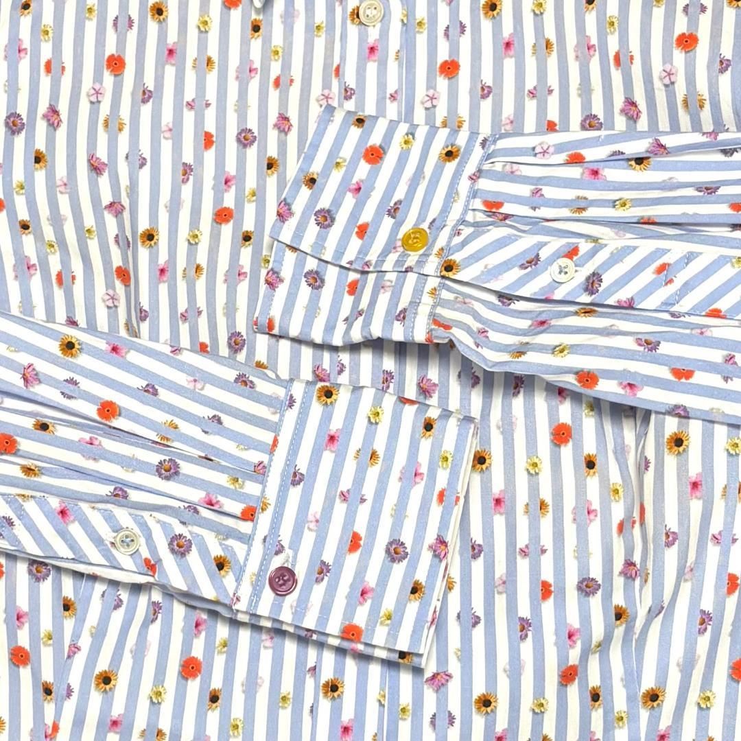 美品】 Paul Smith Black 長袖ブラウス 40 実写花柄 - メルカリ