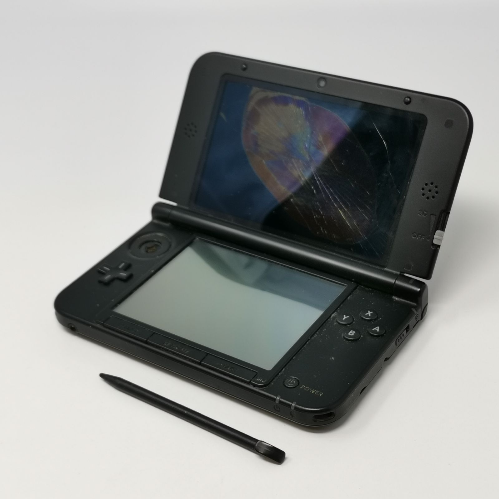 任天堂　3DSLL ブラック　動作確認済み　初期化済み　訳あり品　中古品　管理番号KKVKSKO357