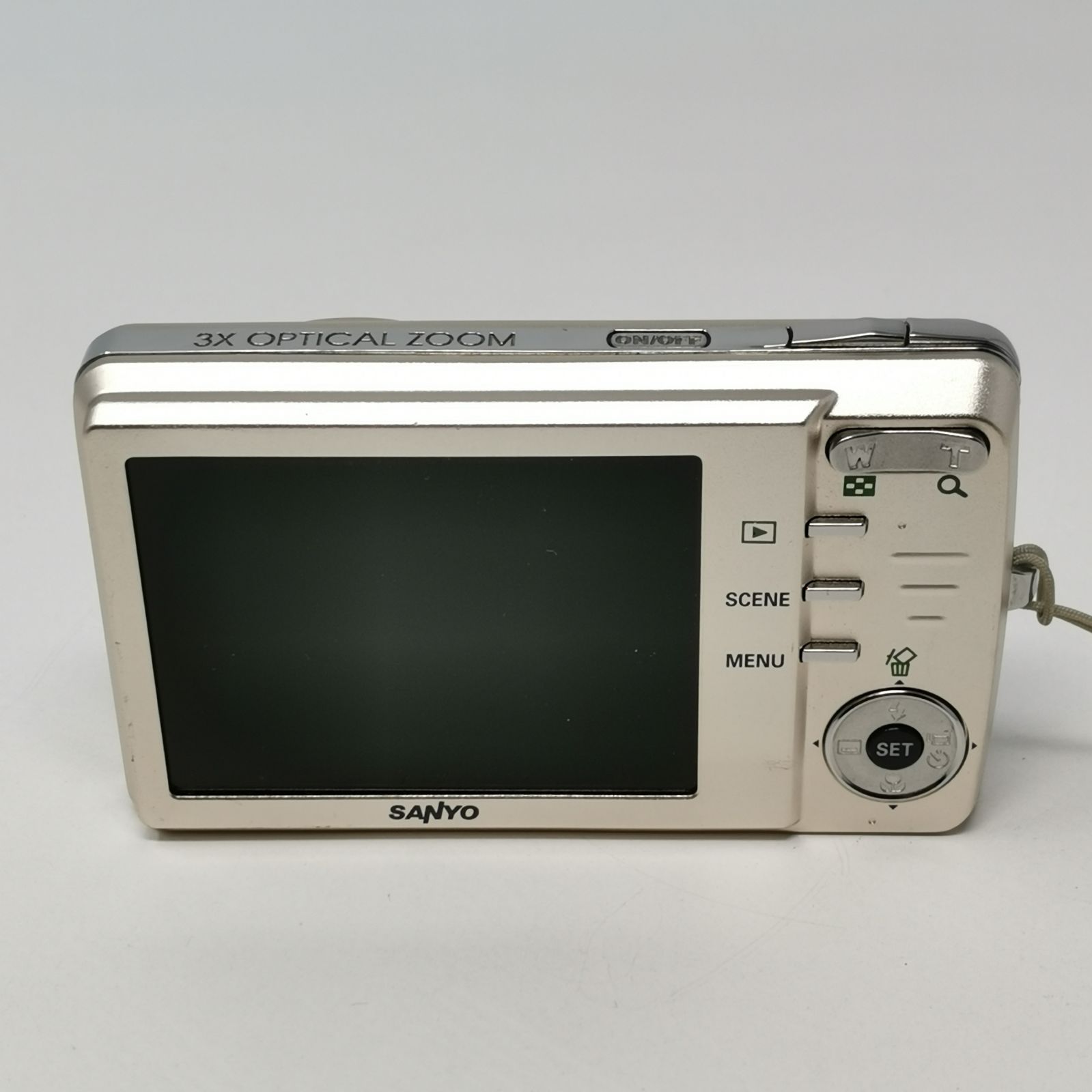 【中古】(サンヨー) SANYO DSC-X1250 SANYO サンヨー DSC-X1250型 カメラ コンデジ 訳あり品 ゴールド 中古