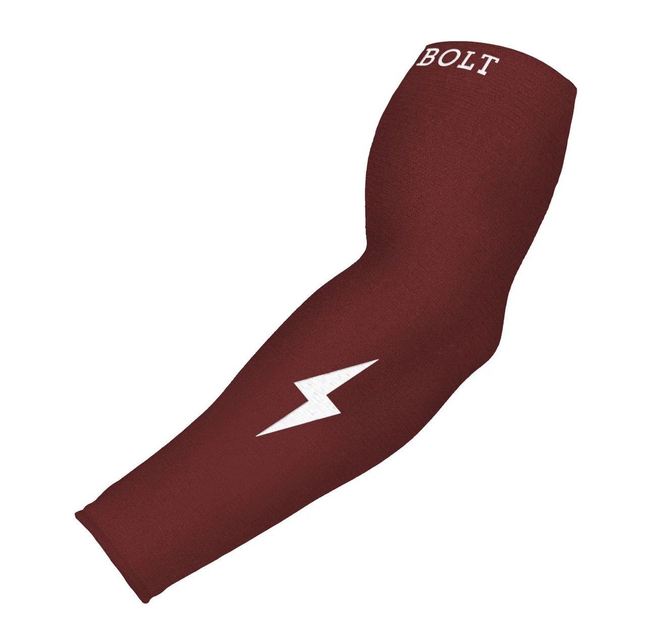 ブルースボルト　野球　ソフトボール　アームスリーブ　片腕用　マロン　Graduated Compression Premium Arm Sleeve - MAROON