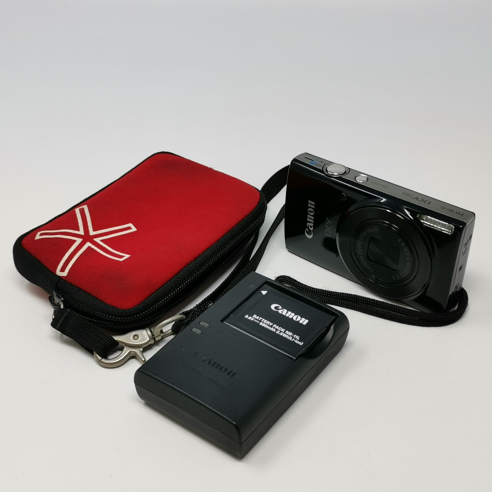 Canon IXY PC2266 カメラ　コンデジ　ブラック　SDカードなし　動作確認済み　中古品　管理番号KKVKSKO305