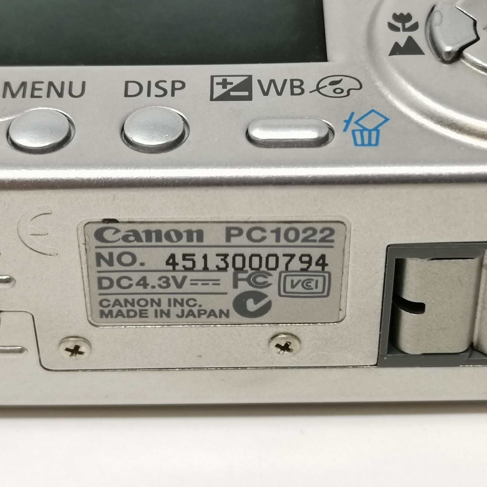 Canon キャノン PC1022 デジタルカメラ IXY DIGITAL200a ジャンク 中古