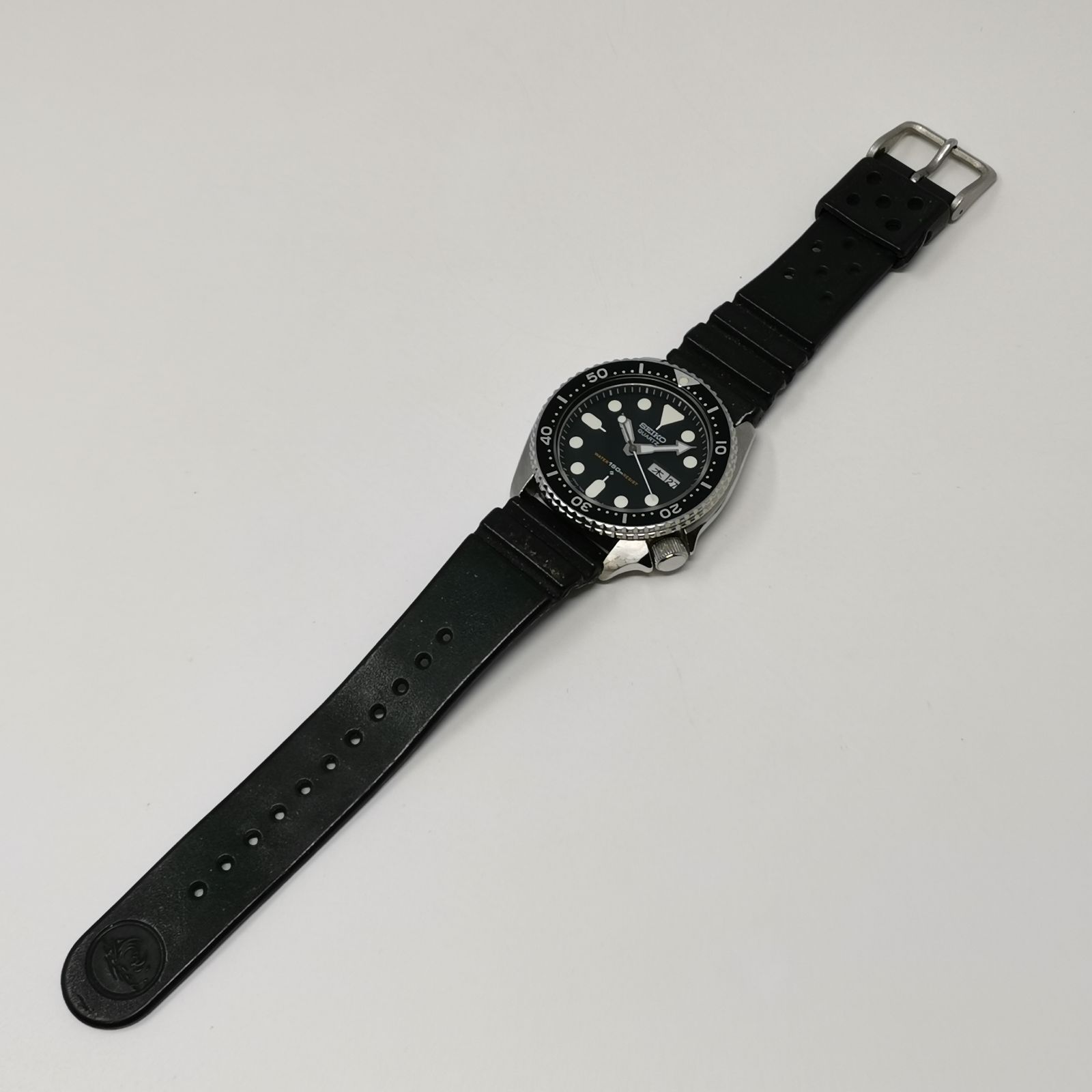 セイコー メンズ　腕時計 ブラック ダイバー　7548-7000 クォーツ 中古品 電池切れ 管理番号ARCAYKO575