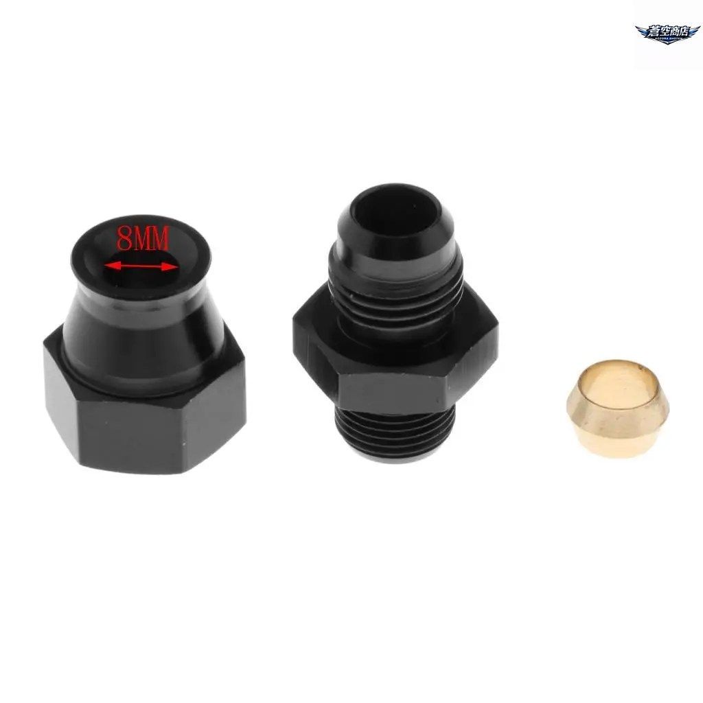 6AN AN-6 オス - 5/16インチ 8mm 燃料ホースラインチューブ ストレート