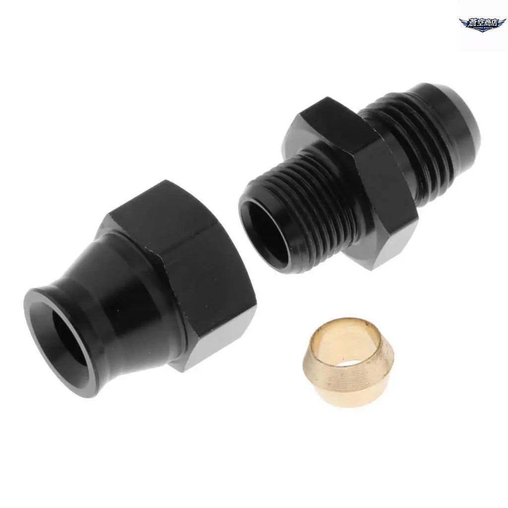6AN AN-6 オス - 5/16インチ 8mm 燃料ホースラインチューブ ストレート