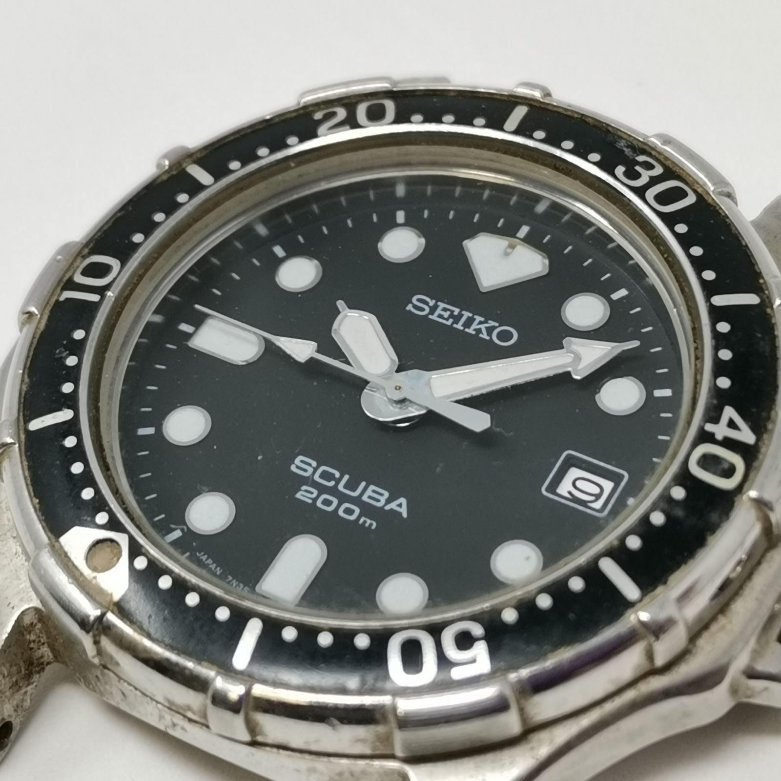 SEIKO スキューバ 200m 7N35-600A ダイバーズ 腕時計 中古品 管理番号 