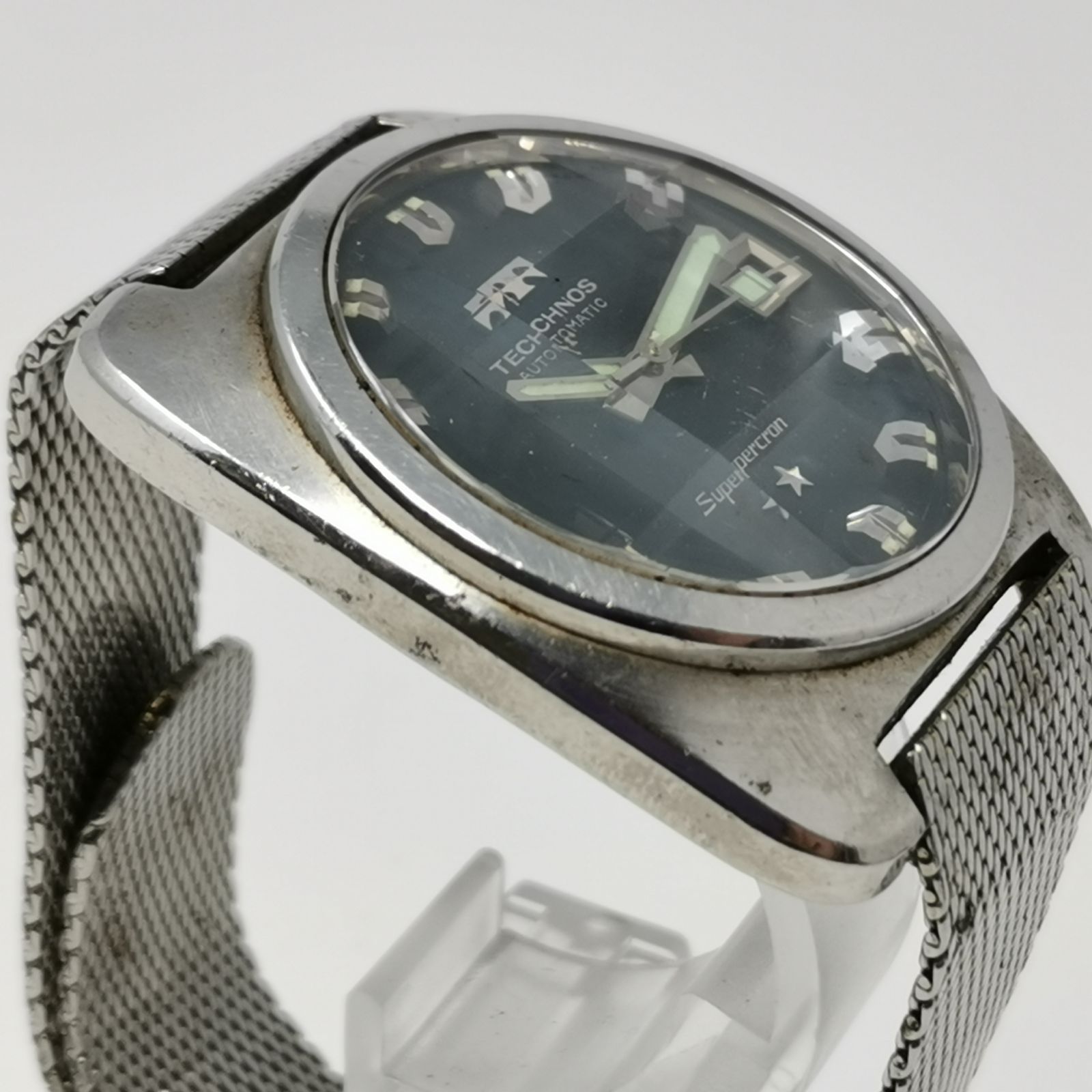 テクノス TECHNOS AUTOMATIC Supercron 自動巻き腕時計 動作品 中古品 管理番号ARCYKO4140｜詳細画像