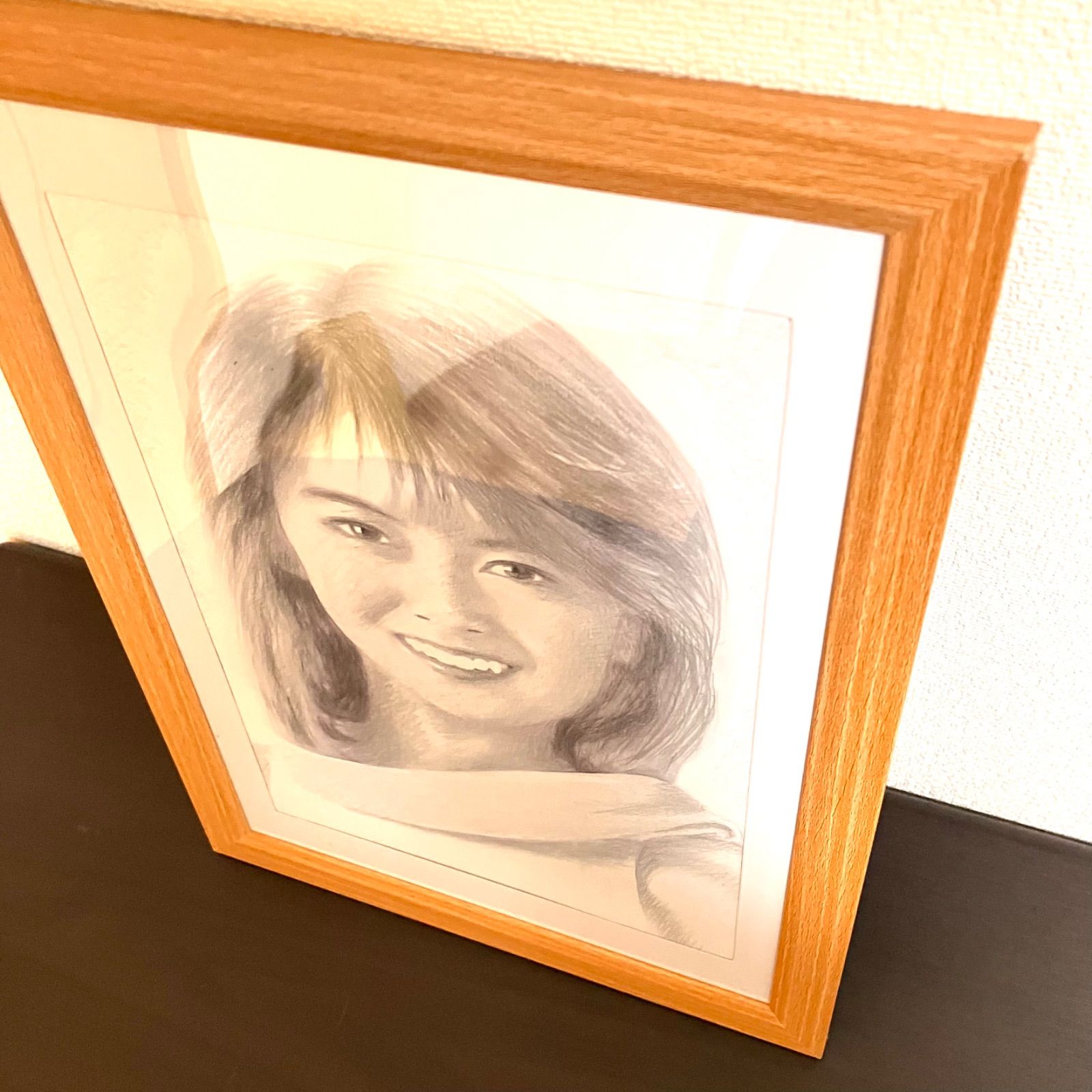 美術品・アンティーク・コレクション 女優画13 額装品 額縁寸法33cm