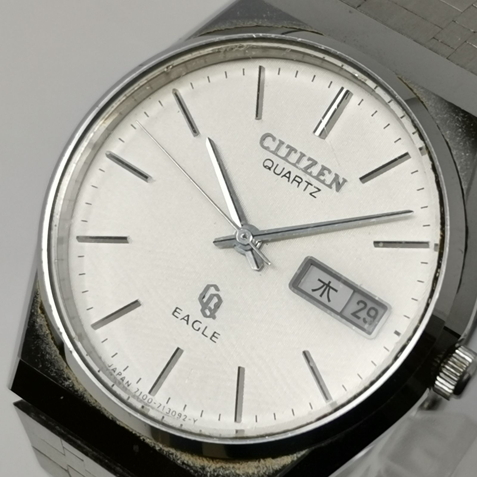 CITIZEN EAGLE イーグル メンズ 腕時計 クォーツ 電池切れ 動作未確認 中古品 管理番号ARCANKO738