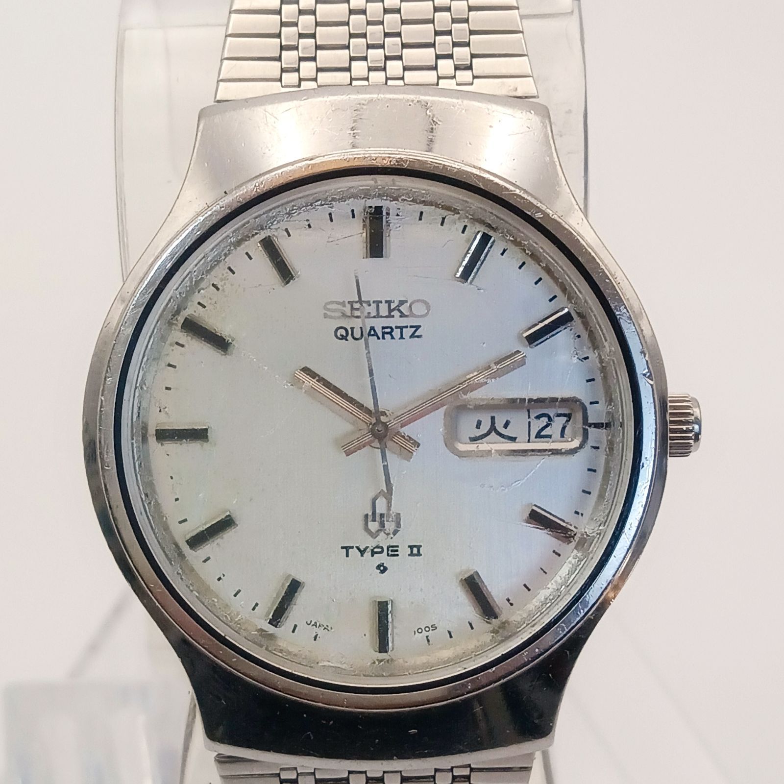 稼働/動作不安定】0428-1 SEIKO TYPEⅡ セイコー タイプ2 メンズ腕時計 
