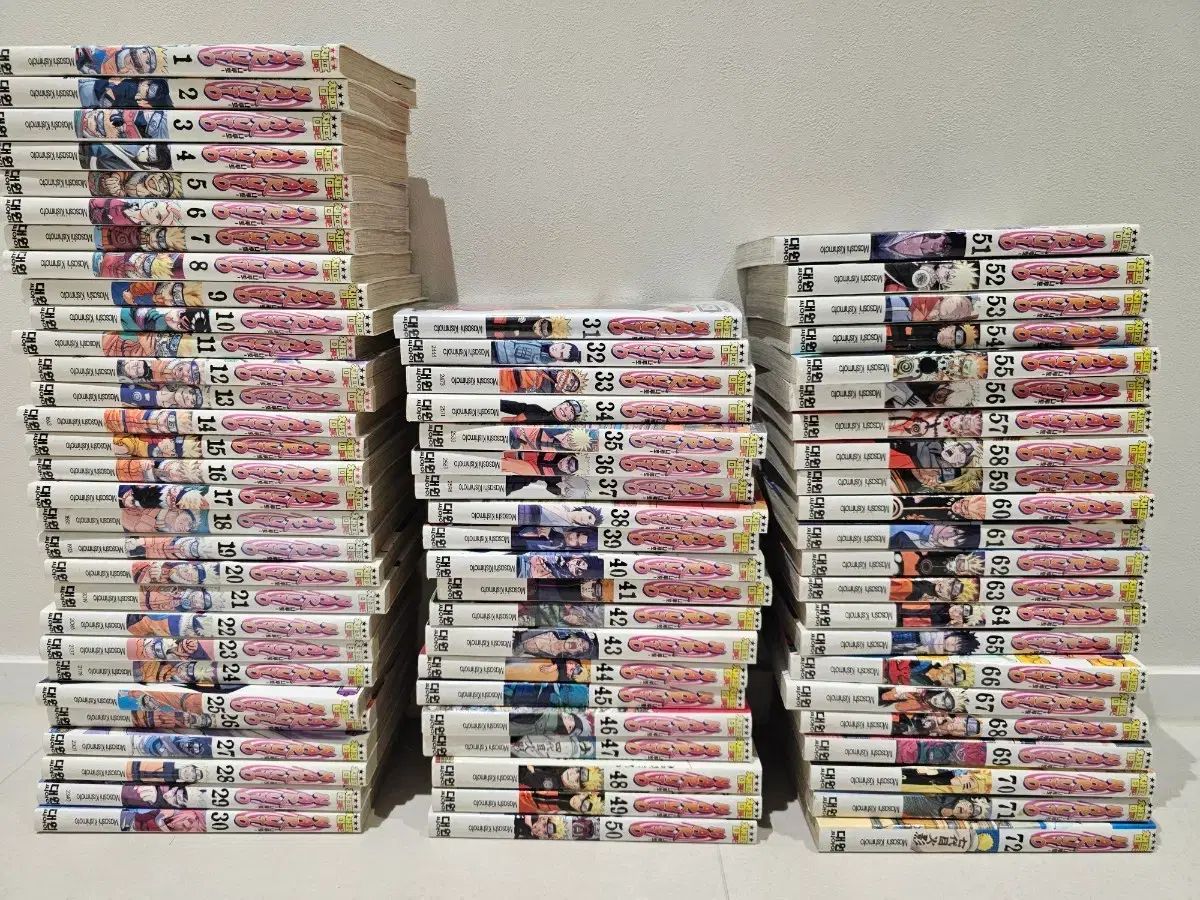 NARUTO -ナルト- 1 72 巻 全巻 初版 含む s 級 コレクション用 漫画