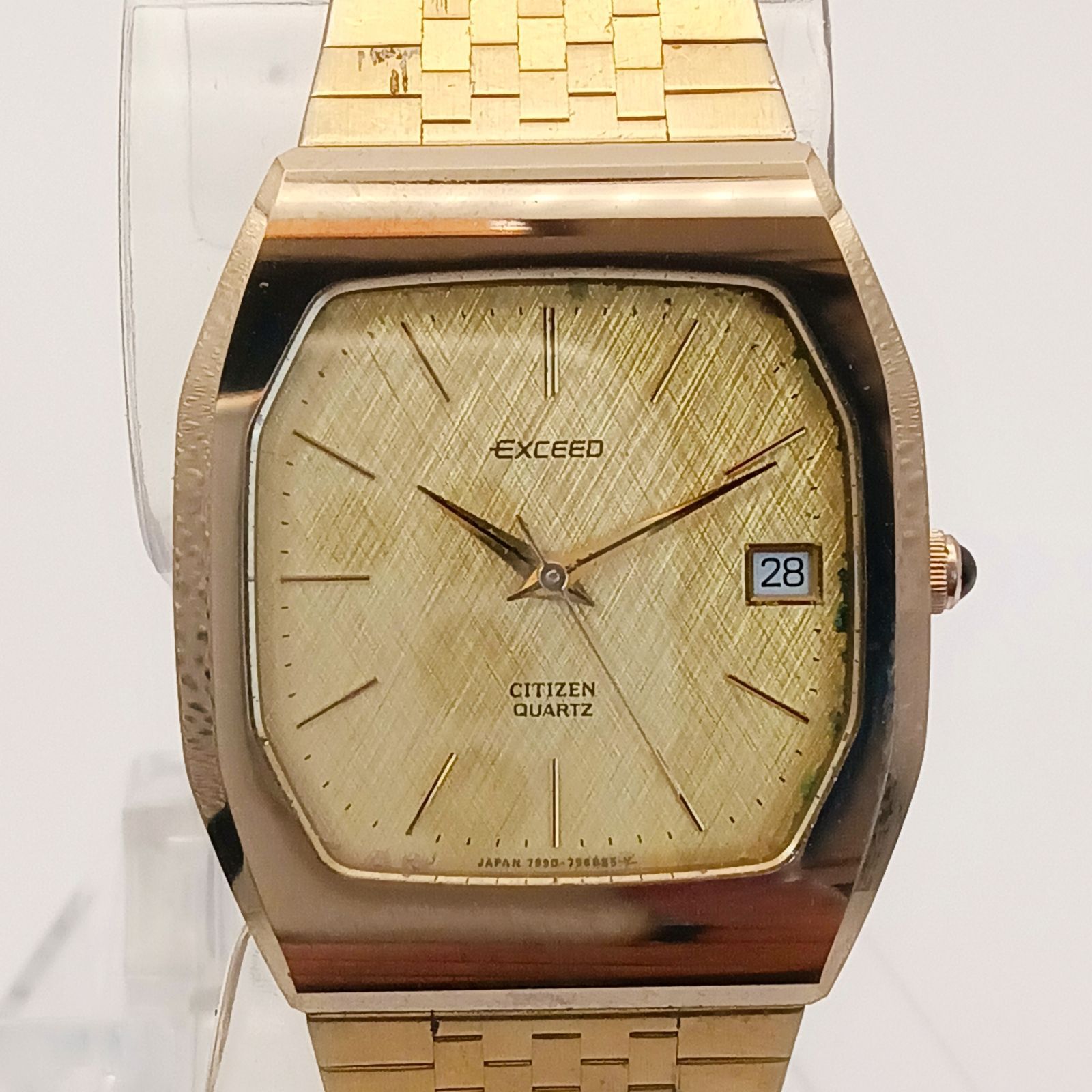 稼働 良品】0428-2 CITIZEN EXCEED シチズン エクシード 4-796209 