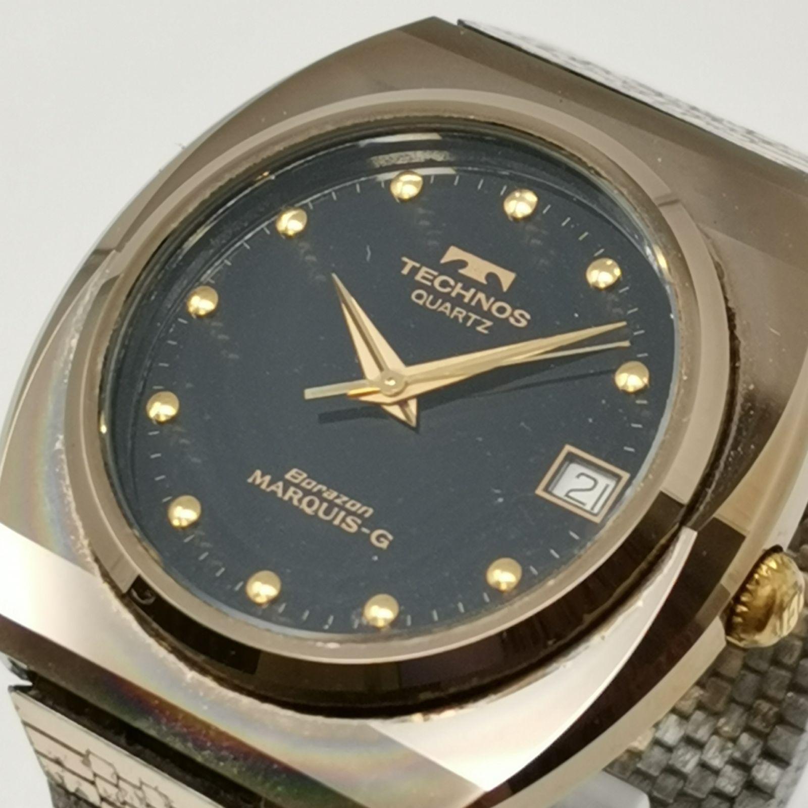 TECHNOS テクノス クオーツ電池切れ 動作未確認 中古品 MARQUIS ヴィンテージ 管理番号ARCAYKO225