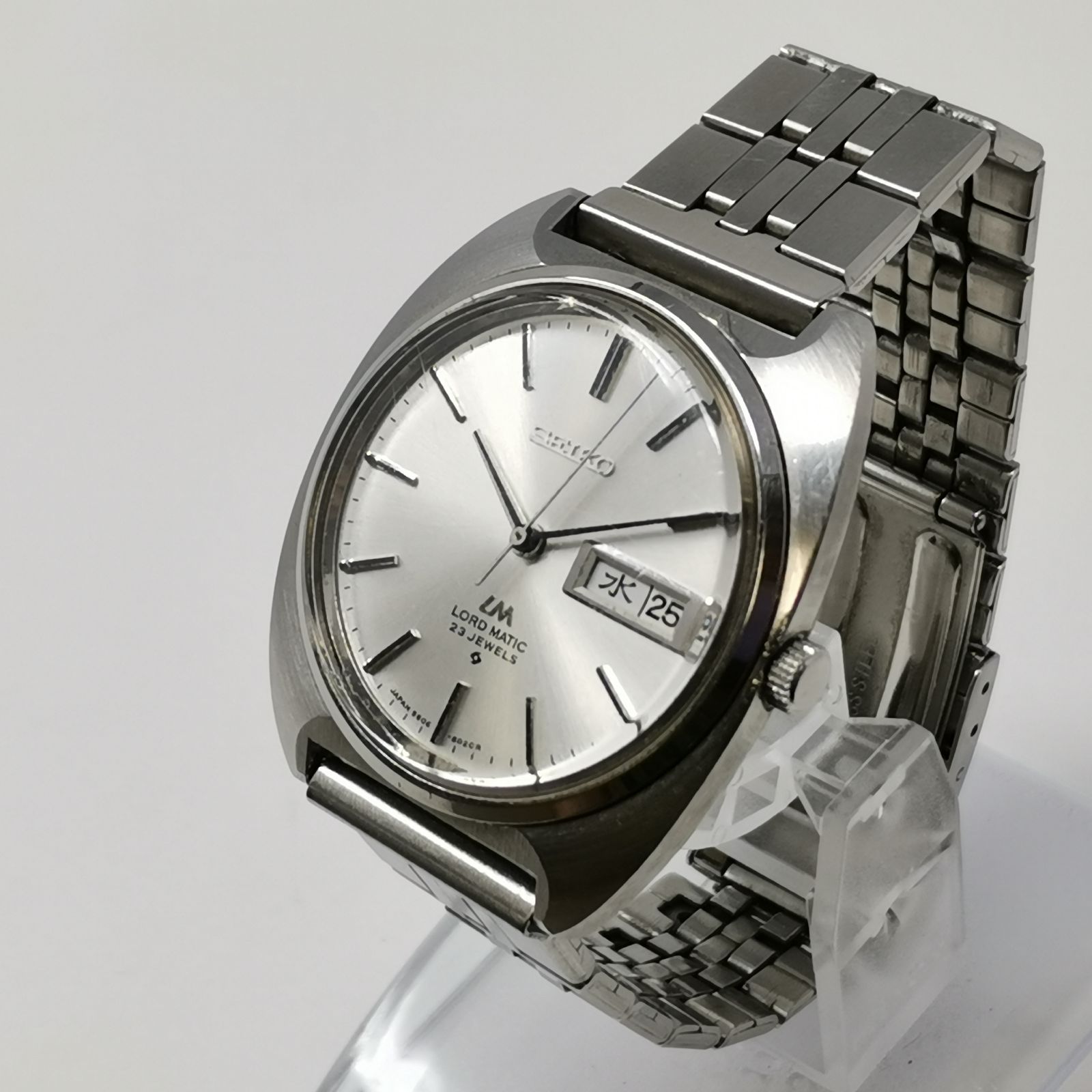 稼働品 SEIKO ロードマチック 5606-8020 自動巻き 時計 メンズ 23石